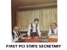 First PCI State Secretary